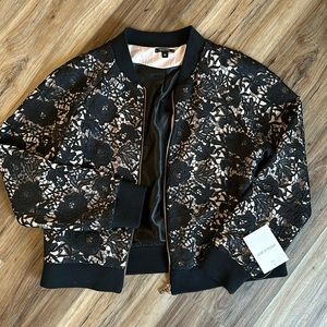 NWT Stella & Dot lace bomber jacket